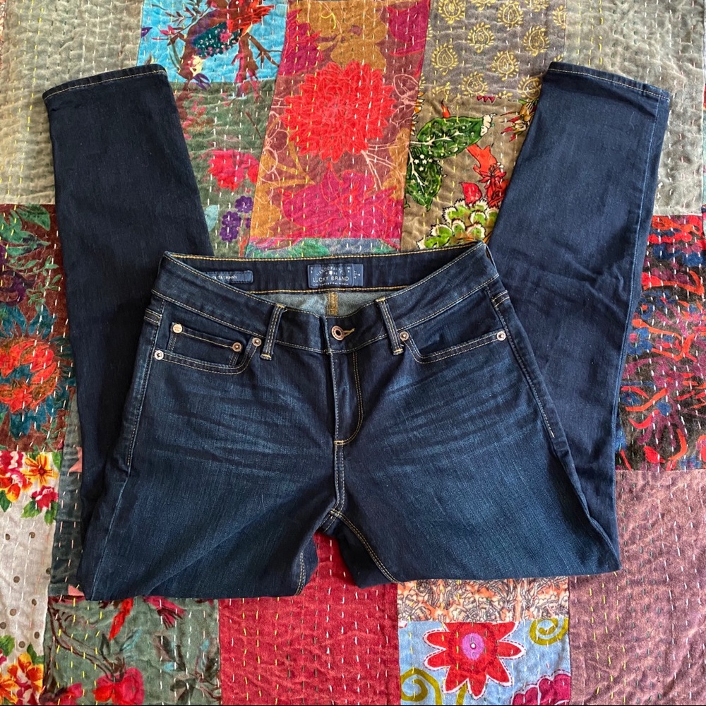 Lucky Brand • Dark Wash Lolita Skinny Jeans • 4/27 - Picture 2 of 12